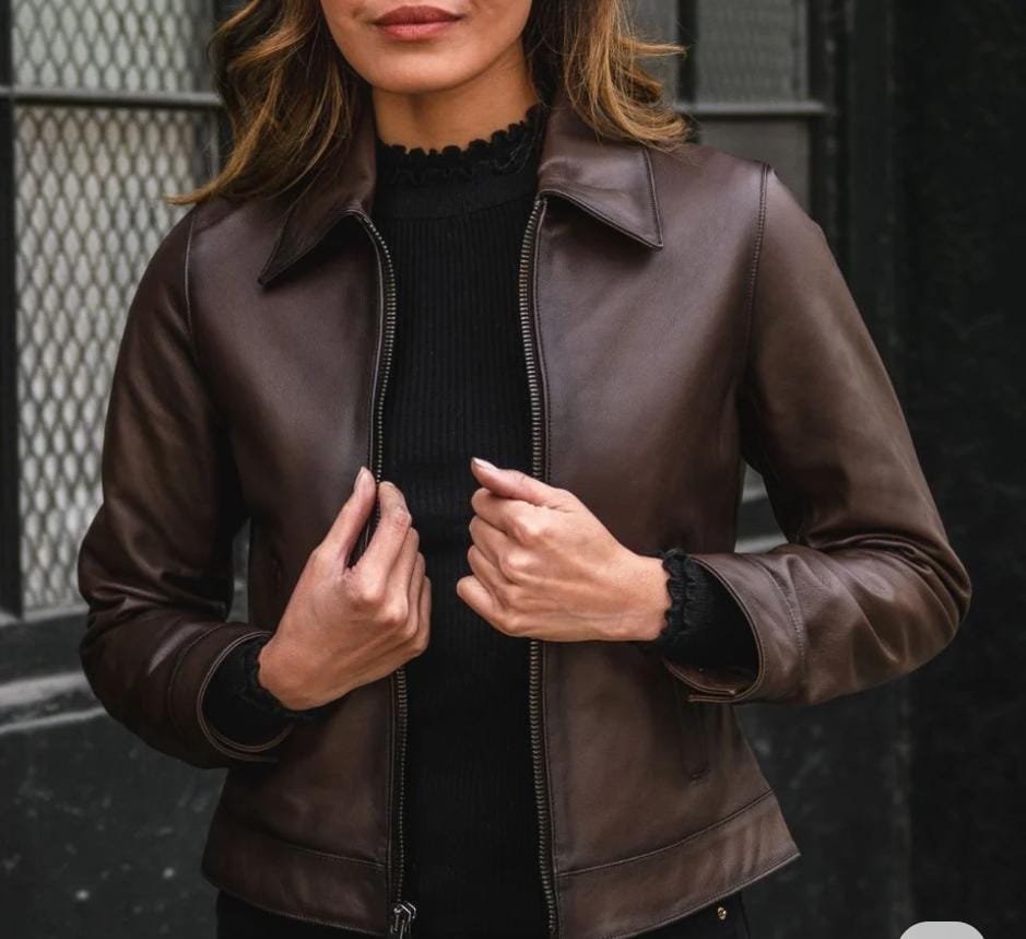 The "Urban Explorer" Faux Leather Bomber Jacket