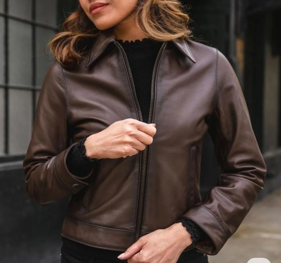 The "Urban Explorer" Faux Leather Bomber Jacket