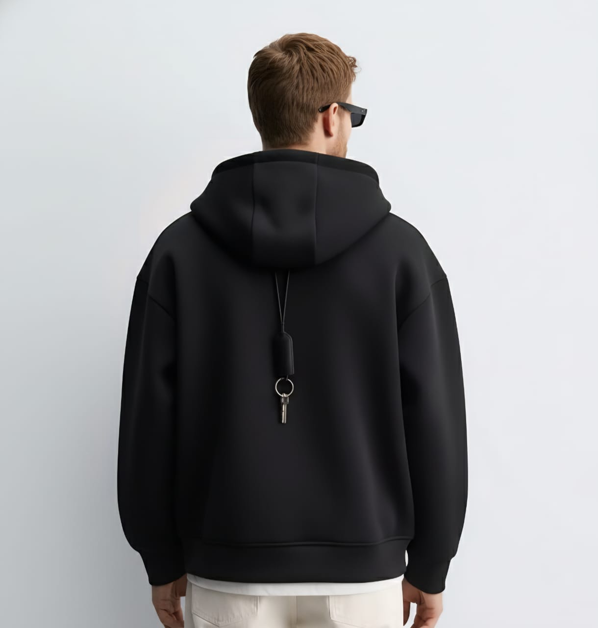 Black Zip Hoodie
